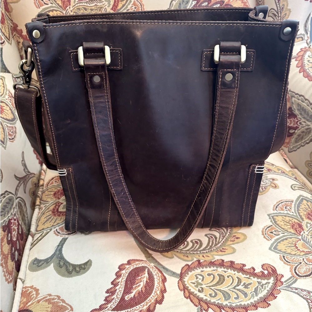 Leather Work Bag